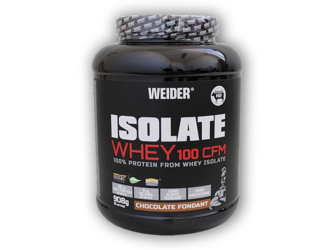 Weider Isolate Whey 100 CFM 908g (Varianta čokoládový fondán)