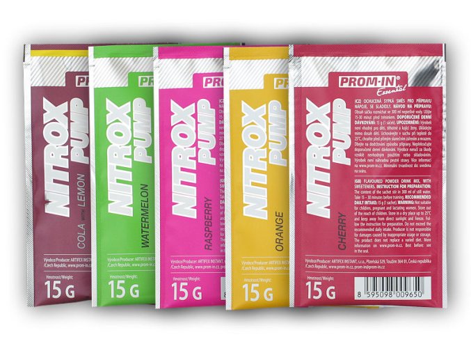 PROM-IN Nitrox Pump 15g akce (Varianta cola-citron)