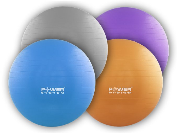 Power System Gymnastický míč POWER GYMBALL 65cm (Varianta blue)