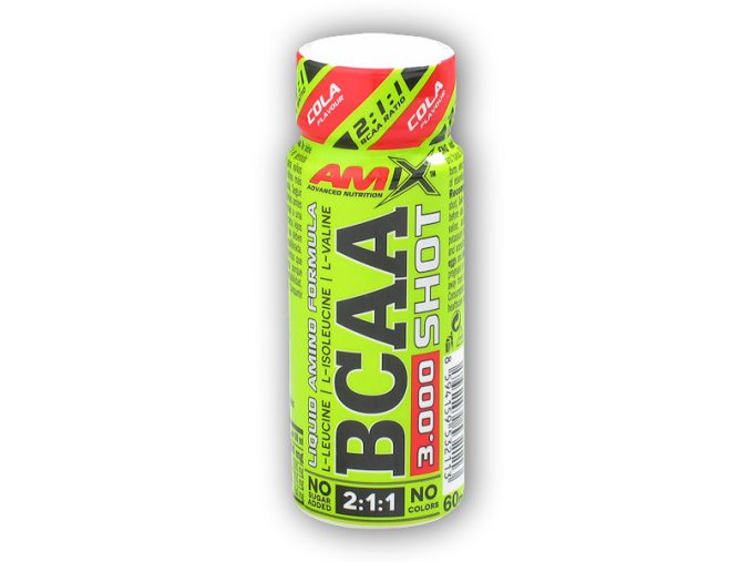 Amix High Class Series BCAA 3000 2:1:1 Shot 60ml ampule (Varianta lesní plody)