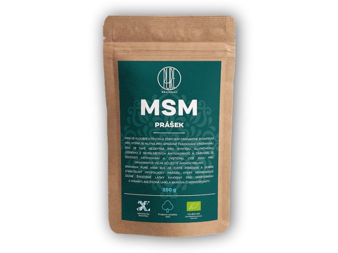 BrainMax Pure MSM BIO prášek 250g