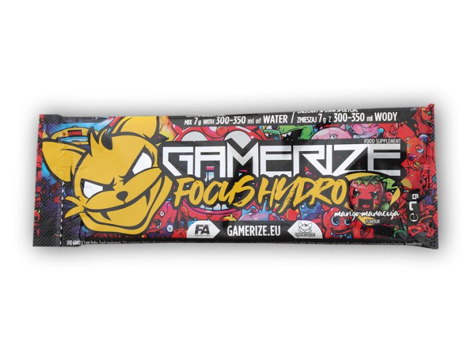Fitness Authority Gamerize Focus Hydro 7g (Varianta mango maracuja)