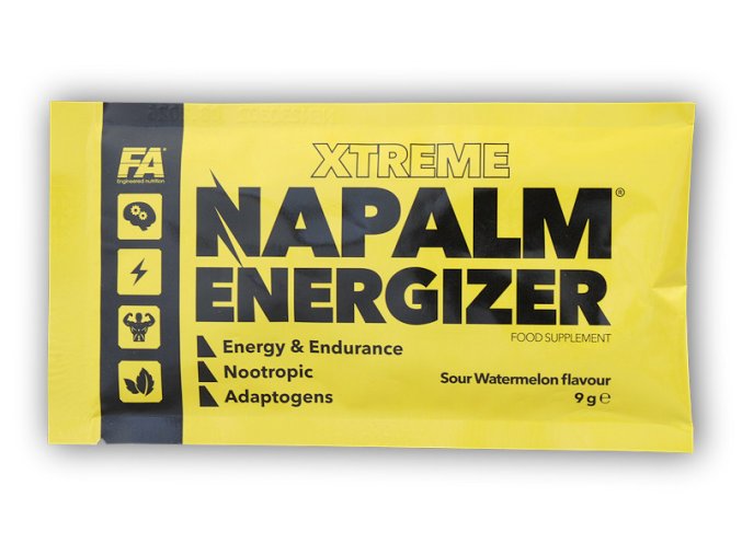Fitness Authority NAPALM Energizer 9g (Varianta sour watermelon)