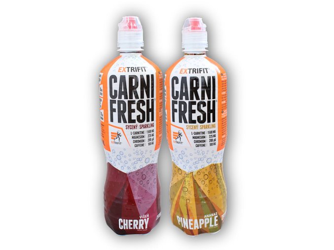 Extrifit Carnifresh Sparkling with Caffein 850ml (Varianta višeň)
