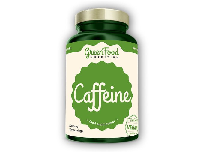 GreenFood Nutrition Caffeine Kofein 120 kapslí