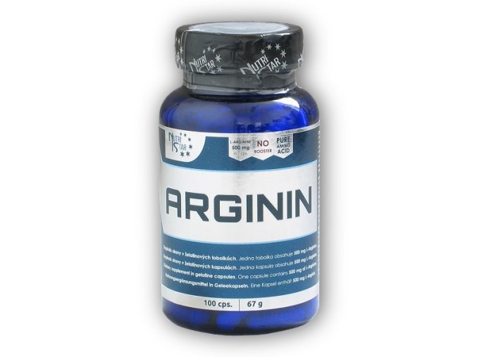 Nutristar Arginin 500mg 100 kapslí
