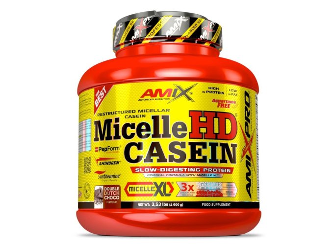Amix Pro Series MicelleHD Casein 1600g (Varianta double chocolate coconut)