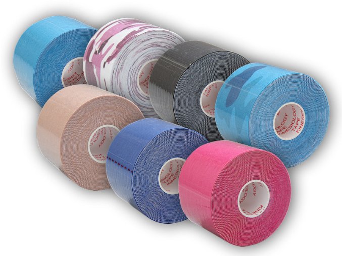 R.P.I. REAL Kinesio Tape 5cm x 5m kinezio tejpovací páska (Varianta black)