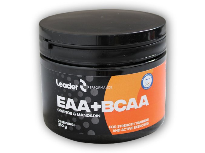 Leader EAA + BCAA 250g (Varianta pomeranč-mandarinka)