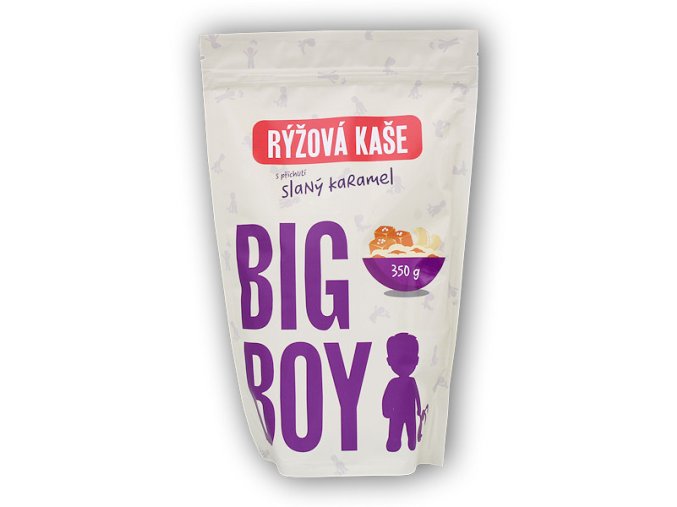 BigBoy Rýžová kaše s příchutí slaný karamel 350g EKO varianta