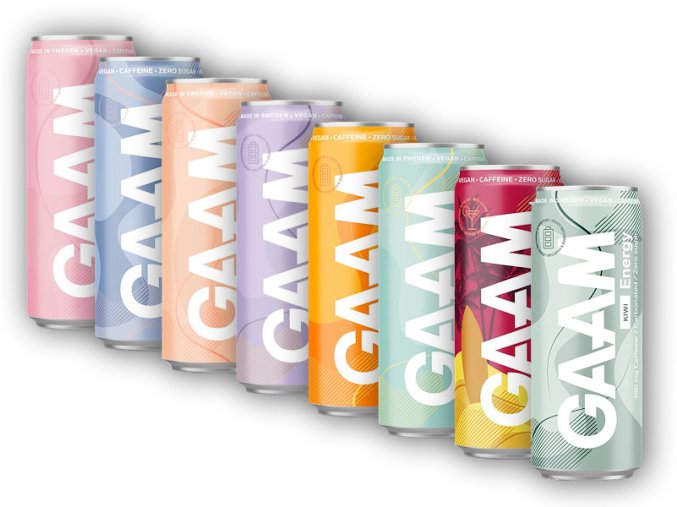 GAAM Energetický Nápoj GAAM 330ml náhrada za Celsius (Varianta lemonade)