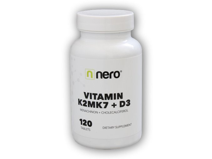 Nero Vitamin K2MK7+D3 120 kapslí