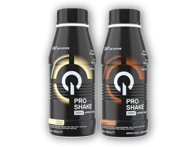 QNT QNT Pro Shake 50g protein & Low Sugar 500ml (Varianta belgian chocolate)