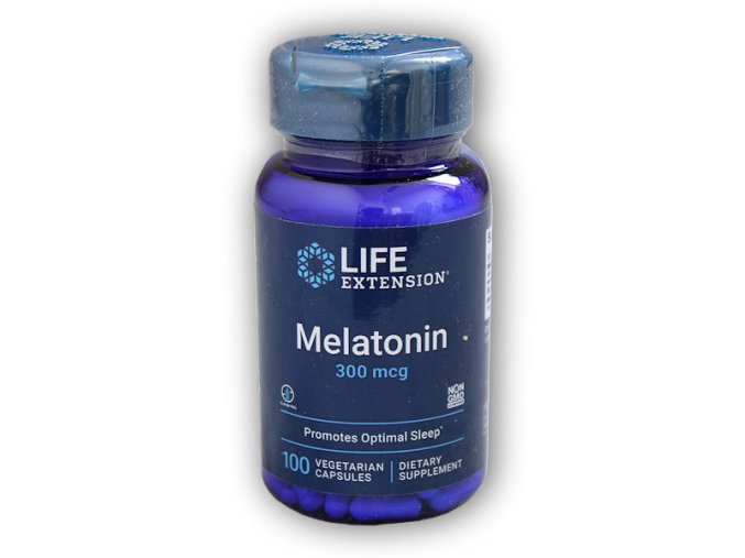 Life Extension Melatonin 300 mcg 100 kapslí