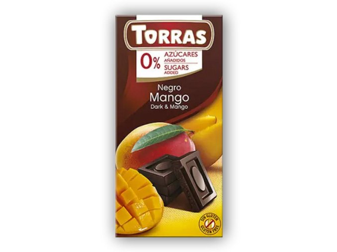 Torras Hořká čokoláda s mangem 75g