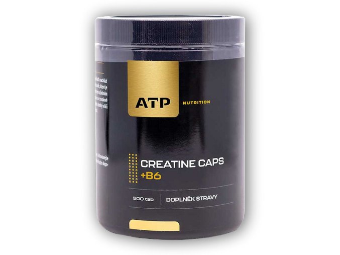 ATP Creatine Caps + B6 500 tobolek  + šťavnatá tyčinka ZDARMA