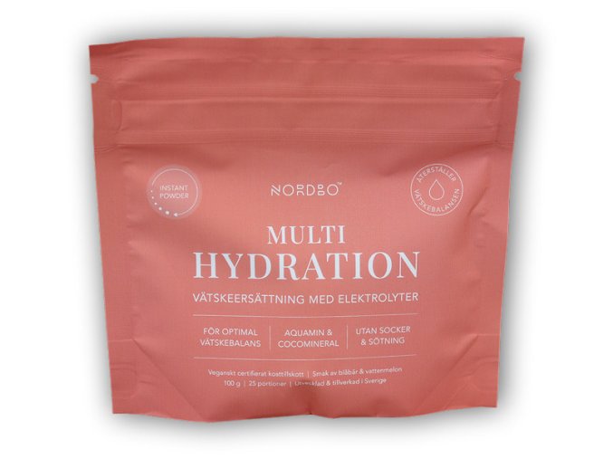 Nordbo Multi Hydration 100g (Varianta borůvka a vodní meloun)