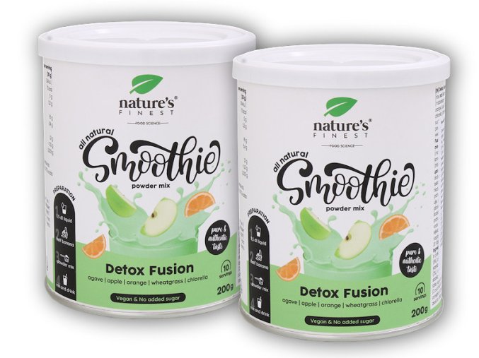 Nature´s Finest 2x Smoothie detox fusion 200g