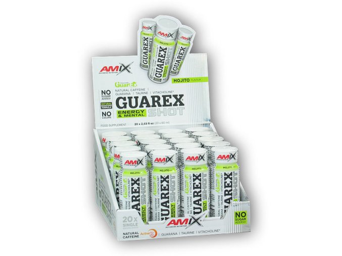 Amix Guarex Energy and Mental Shot 20x60ml (Varianta mojito)