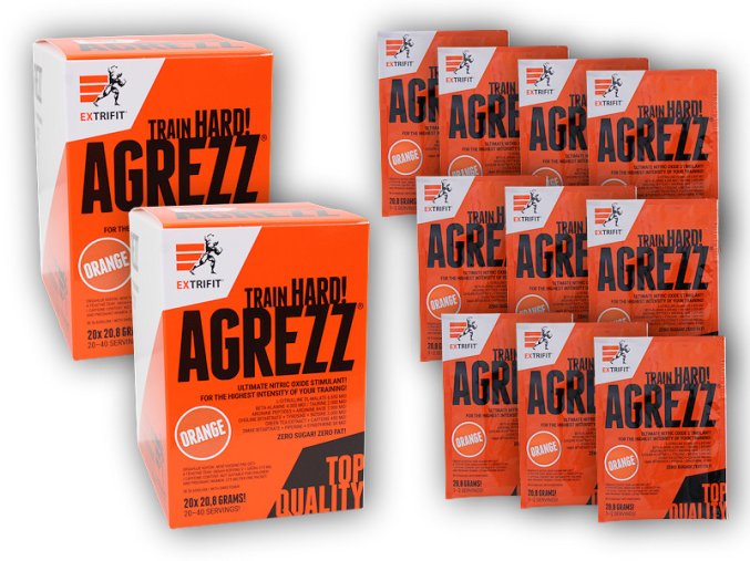 Extrifit Agrezz 40x 20,8g + 10x 20,8g ZDARMA (Varianta malina - mango-ananas)