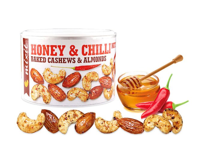 Mixit Oříšky z pece med a chilli 140g