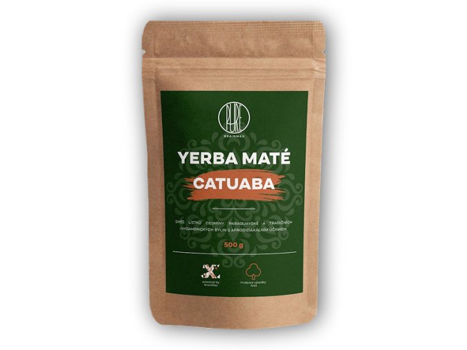 BrainMax Pure Organic Yerba Maté - Catuaba 500g