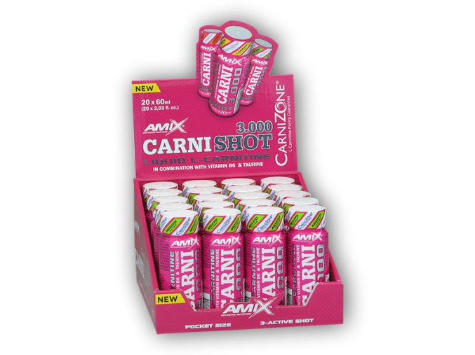 Amix MIX CarniShot 3000 20x60ml (Varianta lemon)