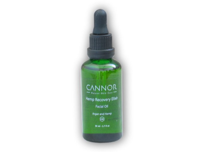 Cannor Zázračný regenerační elixír pleťový olej s CBD 50ml  + šťavnatá tyčinka ZDARMA