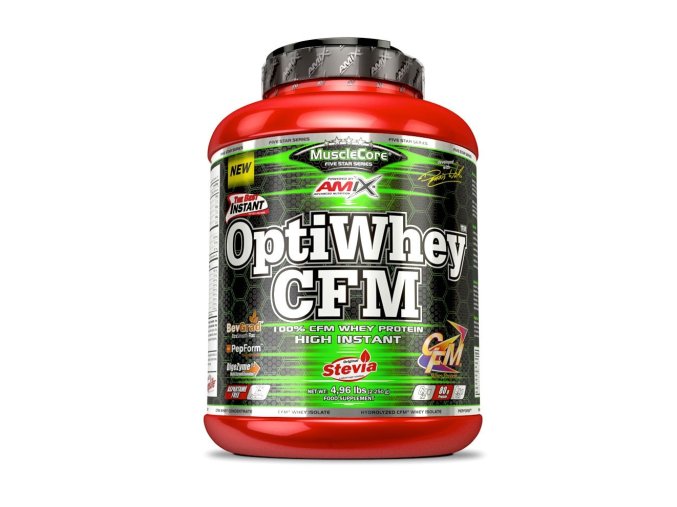 Amix MuscLe Core Five Star Series OptiWhey CFM Instant 2250g (Varianta double dutch chocolate)
