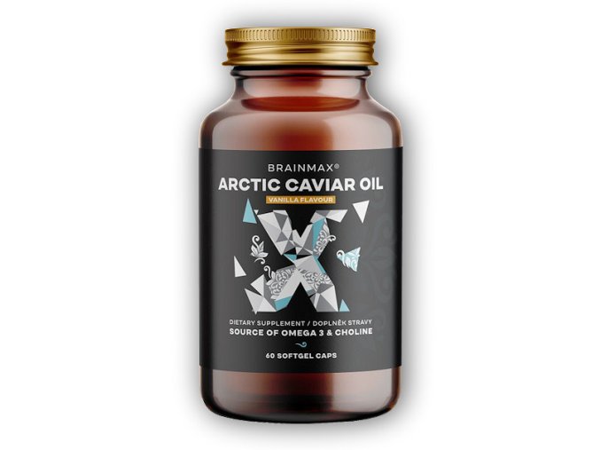BrainMax Arctic Caviar Oil 60 softgel kapslí  + šťavnatá tyčinka ZDARMA