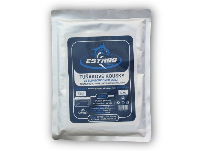 Estas Tuňákové kousky ve slunečnicovém oleji 650g