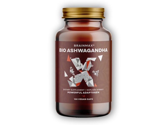 BrainMax BIO Ashwagandha 660mg 100 rostlinných kapslí