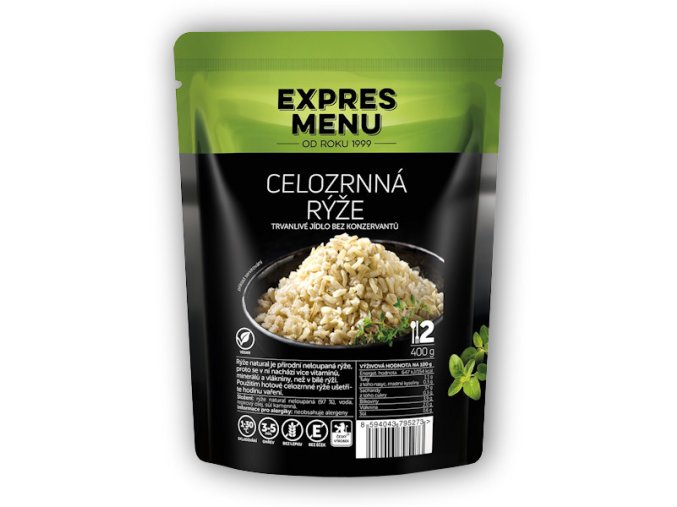 Expres Menu Celozrnná rýže 400g