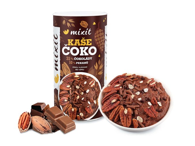 Mixit Čokoládová kaše s pekany 520g