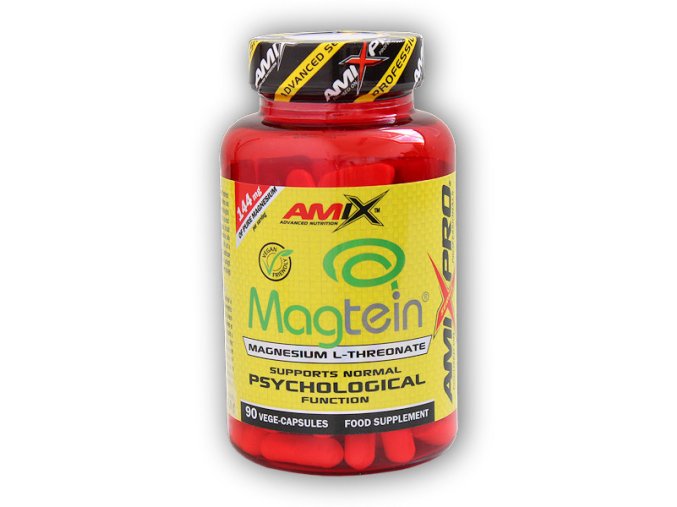 Amix Pro Series Magtein Magnesium Threonate 90 Vcaps  + šťavnatá tyčinka ZDARMA