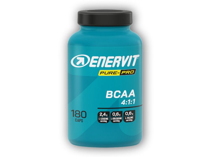 Enervit BCAA 4:1:1 180 kapslí  + šťavnatá tyčinka ZDARMA