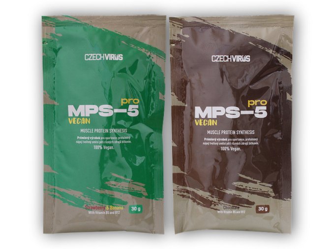 Czech Virus MPS-5 PRO Vegan 30g (Varianta jahoda-banán)