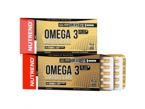 Nutrend Omega 3 Plus Softgel Caps 120 kapslí