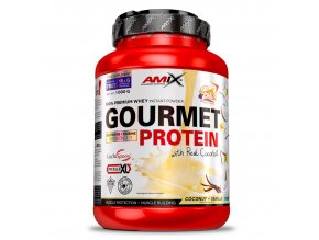 PROTEIN Amix Gourmet Protein 1000g  + šťavnatá tyčinka ZDARMA