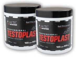 Hi Tec Nutrition 2x Testoplast 800mg 100 kapslí  + šťavnatá tyčinka ZDARMA