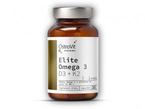 Ostrovit Pharma elite Omega 3 D3 + K2 30 kapslí