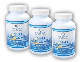 FitSport Nutrition 3x 3 in 1 Joint Complex 120 tablet  + šťavnatá tyčinka ZDARMA
