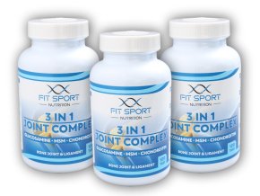 FitSport Nutrition 3x 3 in 1 Joint Complex 120 tablet  + šťavnatá tyčinka ZDARMA