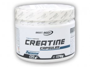 Best Body Nutrition Creatine capsules 200 kapslí  + šťavnatá tyčinka ZDARMA