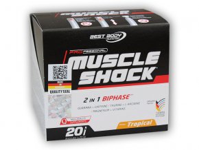 Best Body Nutrition Professional Muscle shock 2in1 20 x 20ml  + šťavnatá tyčinka ZDARMA