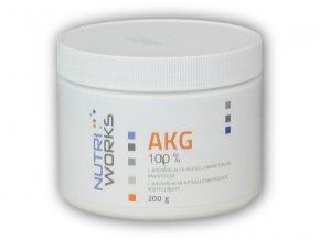 Nutri Works AKG 100% 200g (L-arginin-alfa-ketoglutarát)