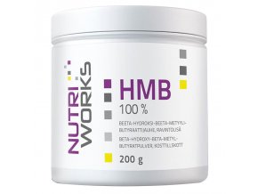 Nutri Works HMB 100% 200g  + šťavnatá tyčinka ZDARMA
