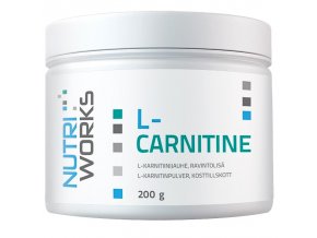 Nutri Works L-Carnitine 200g  + šťavnatá tyčinka ZDARMA