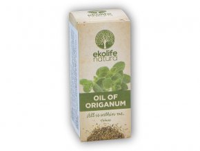 Ekolife Natura Oil of Origanum 10ml Bio Esenciální olej z oregana