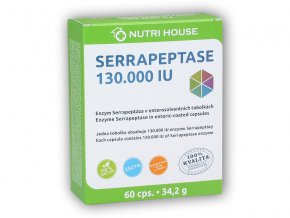 Nutri House Serrapeptase 130.000 IU 60 kapslí